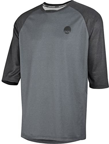 IXS Carve Jersey Graphite-Black XL Tshirt, Schwarz