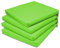 Rollmayer 4er Set Stuhlkissen Stuhlauflage Sitzkissen Sitzpolster Auflage für Stühle in Haus und Garten Kollektion Vivid (Seladongrün 24, 40x40x4cm)
