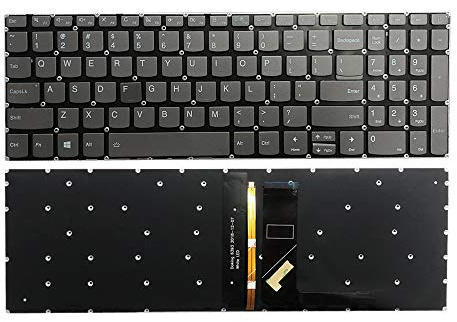 Zahara Laptop US Keyboard Backlight with Power Button Replacement for Lenovo IdeaPad L340-15 L340-15API L340-15IWL L340-17 L340-17API L340-17IWL
