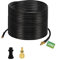 SWANEW Tuyau de nettoyage de canalisations 20 m,200 bar,60 °C avec adaptateur,tuyau haute pression,déboucheur de canalisations,kit de nettoyage de tuyaux pour raccord à baïonnette,20m