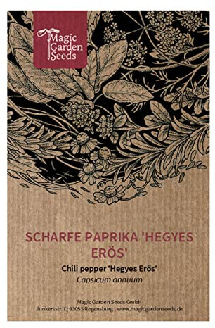Scharfe Paprika 'Hegyes Erös' (Capsicum annuum) - ca. 10 Samen