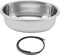 Marine Waschbecken für Boote, 393 X 273 Mm Marine Boat Oval Sink Edelstahl Handwaschbecken Waschbecken mit 40 Mm Ablaufloch für Wohnmobil Yacht Wohnmobil Caravan Küche