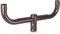 180-Grad-Doppel-Stierhorn-Lichthalterung, 6,4 cm Stangenhalterung, Zapfenadapter für Slip-Fitter-Montage, Parkplatz-Leuchten, Flächenleuchten und Schuhkarton-Straßenlaternen – Bronze