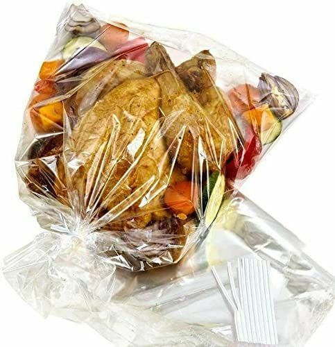 Borsa per arrosto per forno e microonde, confezione da 10 pezzi
