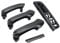 BONRYAN 8 Stück/Set Fensterglasplatte Knopf Bedienfeld Türgriffabdeckung für Golf 4 Fit für Je-tta MK4 Bo-ra 1998-2004 (Gloss Carbon style)