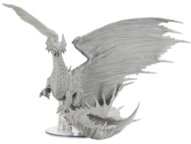 Wizkids Dungeons & Dragons Frameworks Miniature Model Kit Adult Brass Dragon