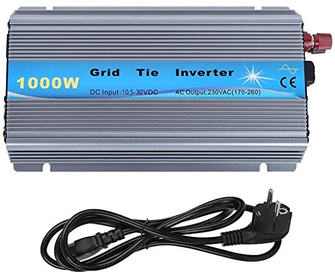 Micro-onduleur, 1000W entrée 10.5-30V Sortie 230V onduleur réseau, Petit équipement Solaire connecté au réseau 1000W,24V