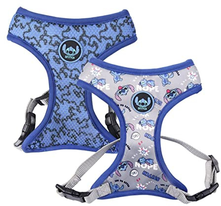 CERDÁ LIFE'S LITTLE MOMENTS - for Fan Pets / Stitch XS-S Hundegeschirr - Offizielle Disney-Lizenz