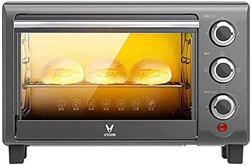 CAZARU Four électrique de Table Mini Four 16L température réglable et minuterie de 60 Minutes Fours électriques à Trois Couches Cuisson gâteau Pain