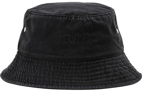 Levi's Herren Headline Bucket Hat, Black