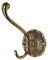 Pintici Wandhaken Messing Garderobenhaken Kleiderhaken Antik Haken Gold Jugendstil Messinghaken