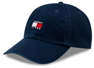 Tommy Hilfiger Herren Mütze Baseball Cap Dunkelblaue Nacht Baumwolle Casual Frühling Sommer Large M