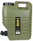 Faith - Tanica per acqua con rubinetto - 12 Ltr - Compatta 31 x 31 x 35,5 cm - Verde - Per uso alimentare - Maniglia - Rubinetto di scarico - Adatto per campeggio e pesca - Polietilene resistente -
