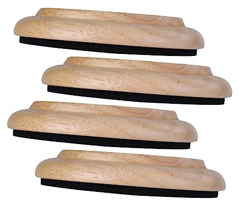 OSALADI 4pièces Patins Bois Pour Piano De Sol Antidérapants Pour Meubles De Sol Bois