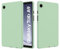 Tablet Hülle für Samsung Galaxy Tab A9 8.7 Zoll 2023 (SM-X110/X115/X117) Liquid Silicone Case, Flexible Soft Gel Rubber Slim Fit Protective Shockproof Bumper Cover, Grün