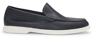 BOSS Herren Sienne Loaf Loafer aus Veloursleder mit Logo-Prägung Größe