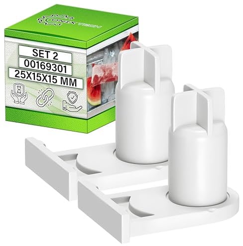 Set of 2 Pcs Integrated Fridge Freezer Door Hinges Sleeve - Original Code 00169301 169301 for Bosch for Siemens 5384490 for Miele - Warranty 5 Years – ONIX TECH
