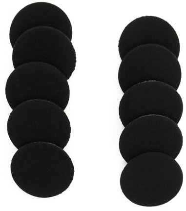 Ersatz-Ohrpolster aus Schaumstoff, 35 mm, 40 mm, 45 mm, 50 mm, 55 mm, 60 mm, 65 mm, 10 Stück