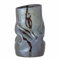 Apio Vase, Schwarz, Steingut