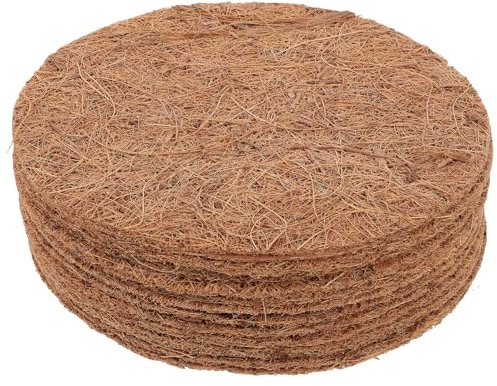 Parliky 12stücke Kokosfaser-Pads Für Taubennester Atmungsaktive Nistmatten Leicht Zu Reinzen Kratzfest Geeignet Für Taubenbruten Und Haustierbedarf