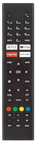 Mandos a Distancia por Voz de Repuesto Aptos para Engel Ok RCA TV RS32H3 RS32H2 RS43F2 RS32H2-EU RS43F2-EU LE3290ATV LE4290ATV LE2490ATV LED32(V2) LE4090ATV LED40(V2) LED32 LED40 ODL32772HN-TAB