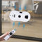 Fensterputzroboter mit Automatischem Wasserstrahl Elektrischer Fensterreiniger mit Fernbedienung 2800 Pa Saugleistung 30ml Wassertank für alle glatten Oberflächen