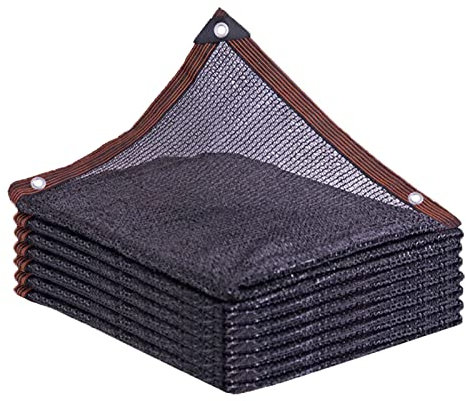 Filet D'ombrage, Tissu D'ombrage 55% Protection Solaire avec Œillets, Bâche en Maille Noire Résistante Aux UV De 2 X 2 M, pour Serre, Jardin, Terrasse, Arrière-Cour, Piscine, Poulailler(4x9m/13x29.5f