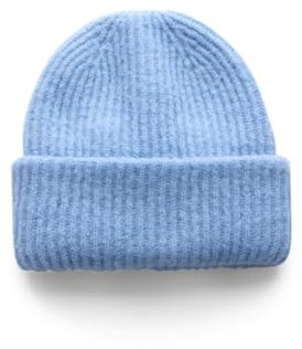 CECIL Damen B572717 Kuschelige Beanie, Light Blue Melange, A