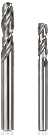 HaoTrade 2 Stück Punktschweißbohrer, Schweißpunktfräser Set 6 mm und 8 mm | HSS-Cobalt Schweißpunktbohrer, Spirale CNC Rotary Burrs Set, für Punktschweiß-Entferner-Schneidbohrer