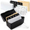 1Set Rezeptbox mit Karten und Trennwänden, Box, Aufkleber und Beschriftungen Karteikarten -Karteikarten -Organizer einfach zu verwendende Karteikarten für Home -Rezepte FlashCards -Adress -Büro