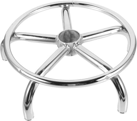 Angoily Stabiler Aluminiumlegierung Drehstuhl Basisplatte Mit Kippbarer Steuerung Bar Bürostuhl Ersatzplatte Runde Swivel-Basis Für Schreibtischsessel