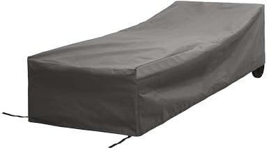 Gardissimo Schutzhülle für Gartenliege Premium 347609, 200x75x40 cm - Wetterfeste Liegenhülle Abdeckung grau, atmungsaktiv, frostbeständig, wasserdicht