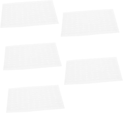 Holibanna 500 pièces Adhésifs Amovibles Transparent pour Mur Gel Colle Pratique et Réutilisable