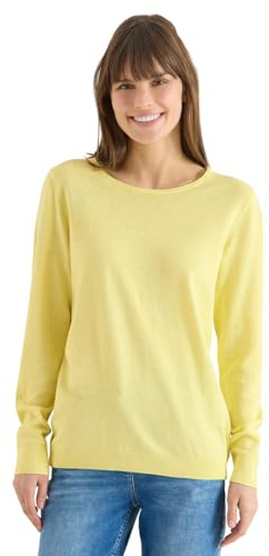 Cecil Damen Langarm Pullover mit Rippdetail