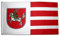 Flaggenfritze Fahne/Flagge Deutschland Stadt Dithmarschen + gratis Sticker