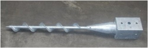 Bodenhülse zum Eindrehen 71x71 mm