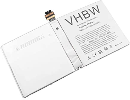 vhbw Akku kompatibel mit Microsoft Surface Pro 4, 1724, 4 Tablet Pad (5050 mAh, 7,5 V, Li-Polymer)