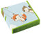 Amscan 9903055 - Servietten Fuchs und Biber, 20 Stück, 33 x 33 cm, Partygeschirr, Tischdekoration, Kindergeburtstag