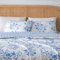 great bay HOME April Morning Collection Bettwäsche-Set mit Kissenbezügen, wendbar, Blumenmuster, maschinenwaschbar, King-Size-Bett