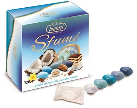 Buratti Confetti Tenerezze Vassoio Sfume Azzurra, 500 g