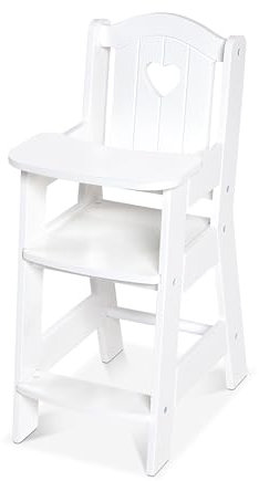 Melissa & Doug Play High ChairPretend Play High Chair Baby Doll Accessories