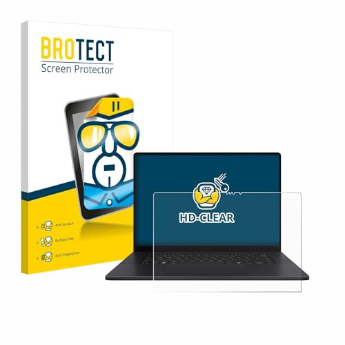 brotect Screen Protector compatible with ASUS ProArt P16 - HD-Clear Protection Film