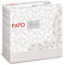Fato - Trockene Papierservietten, Airlaid, Textileffekt, Packung mit 50 Servietten, Format 40x40 gefaltet in 4, Dekor Botanic Dust