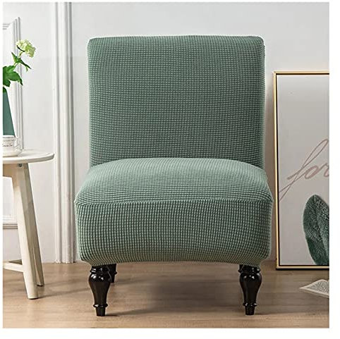 RTSFKFS Stretch Sesselbezug ohne Armlehne，Elastisch Sofabezug Sesselschoner Sessel-Überwürfe onhe Armlehnen,langlebig,Jacquard-Stoff, Waschbar,für Wohnzimmer Hotel Haus Esszimmer(Color:K, Size :2PCS)