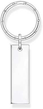 Thomas Sabo Schlüsselring mit Anhänger in Form eines Tag in Sterling Silber, KR17-637-21