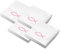 itenga Servietten Fisch 30 x 30 cm 3-lagig 80 Stück für Taufe Kommunion Konfirmation Jungen und Mädchen (rosa)