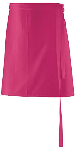 EXNER Vorbinder, Gastro-Schürze, Küchen-Schuerze, Baumwoll-Mischgewebe, B 80 x H 45cm, Farbe hot pink
