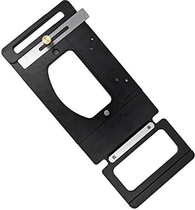Track Saw Square Guide Rail Clamp, Woodworking 90 Degree Right Angle Guide Plate for Electric Circular Saw Engraving Machine Position Tool (Big)
