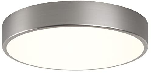 Astro Mallon LED Bathroom Ceiling Light - IP44 Rated - (Matt Nickel), LED Module, Designed in Britain - 1125015-3 Years Guarantee