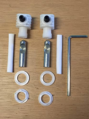 Saqu Type 2 Befestigungsset für Wand-WC mit verdeckter Montage - Robuste Befestigung für Hänge-WCs - Einfache Installation